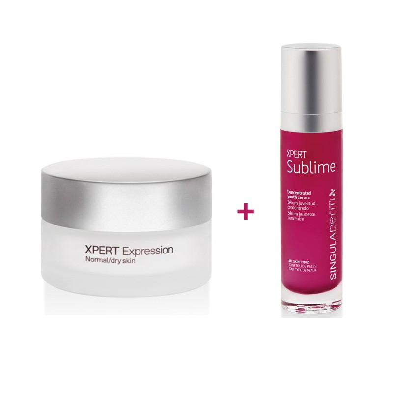 SINGULADERM Xpert Expression Cream + Serum Routine for Normal and Dry Skin