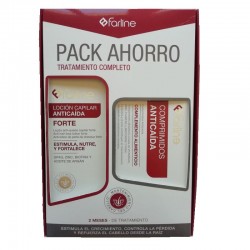 FARLINE Pack Anticaída Loción 100ml + Cápsulas Anticaída 56 comprimidos