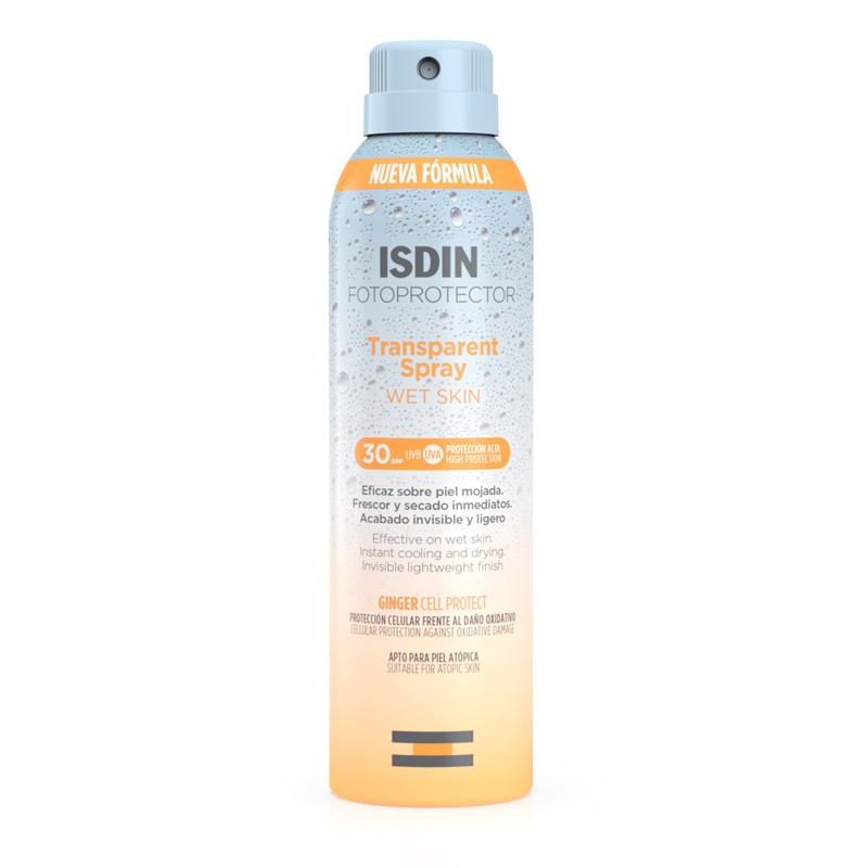 ISDIN Fotoprotector Transparent Spray Wet Skin SPF 30 250ml
