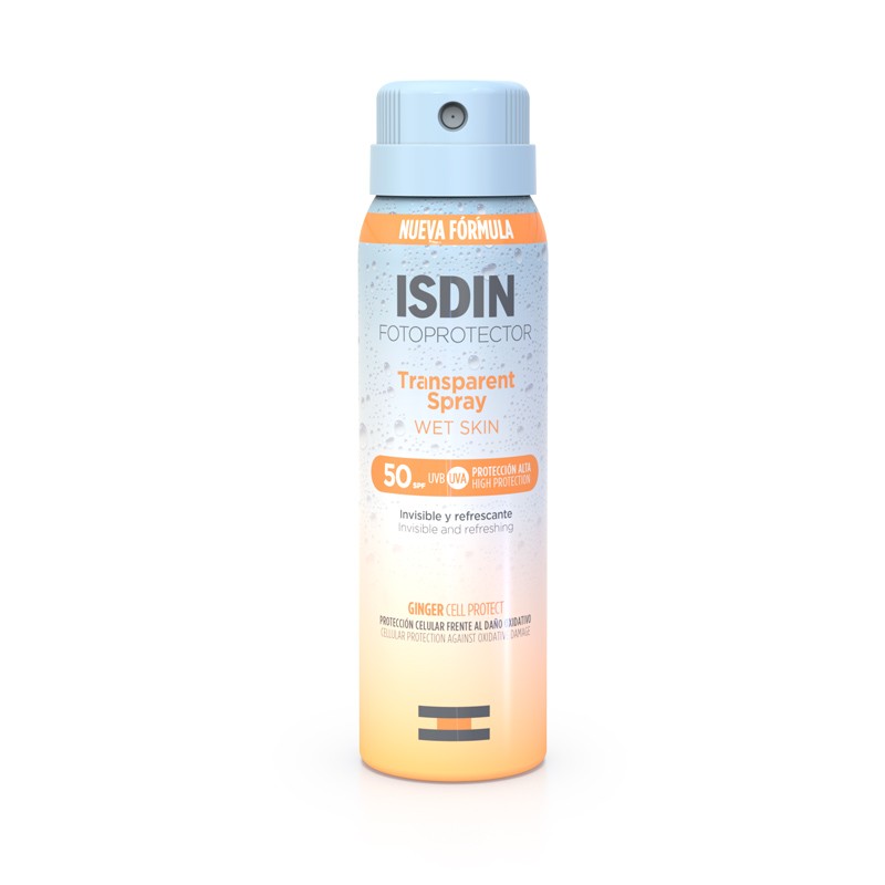 ISDIN Photoprotector Transparent Spray Nasse Haut SPF 50+ (250ml)