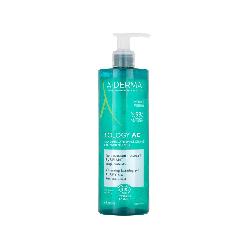 A-Derma Biology-Ac Reinigendes Reinigungsgel 400 ml A-Derma Biology-Ac Reinigendes Reinigungsgel 400 ml