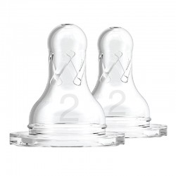 DR. BROWN'S Tétine Bouche Étroite Niveau 2 +3 Mois