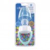 Alimentatore anti-soffocamento in silicone blu del Dr Brown