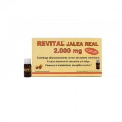 REVITAL Geléia Real 2000 mg 20 frascos bebíveis