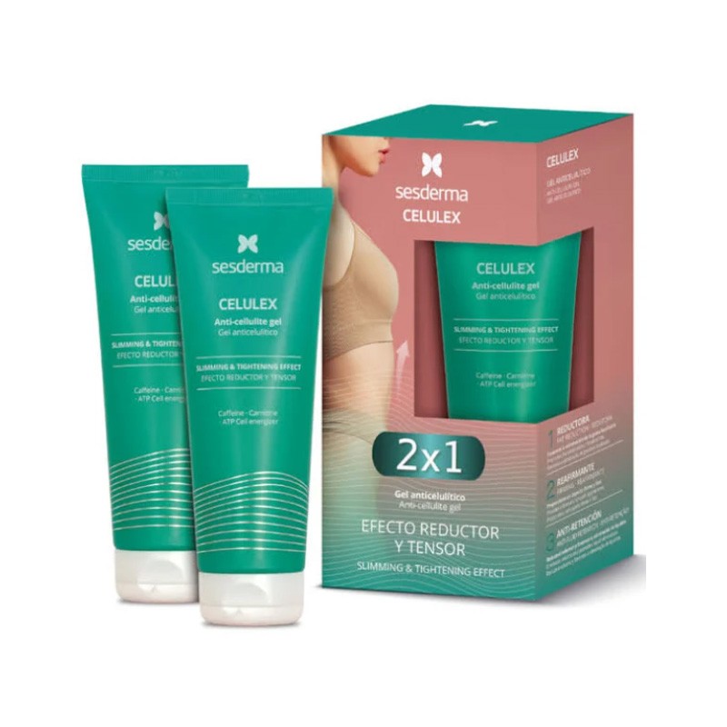 SESDERMA Celulex Anti-Cellulite-Gelpackung 2x200ml SESDERMA Celulex Anti-Cellulite-Gelpackung 2x200ml