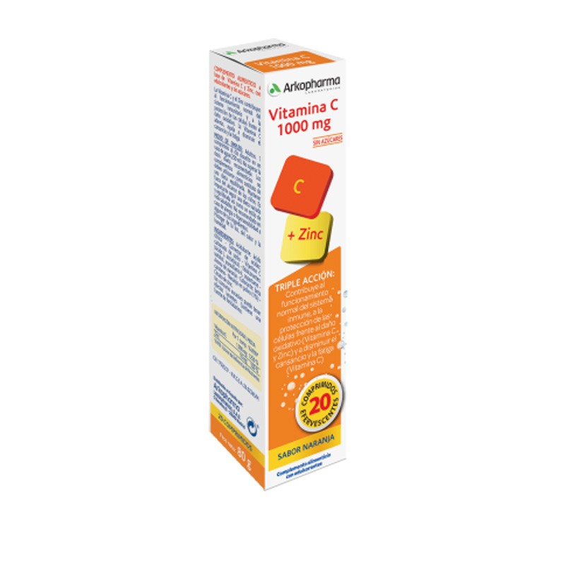 ARKOVITAL Vitamine C Effervescente 1000 mg 20 comprimés