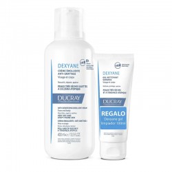 DUCRAY Dexyane Crème Emolliente 400 ml + Dexyane Gel Nettoyant 100 ml en CADEAU