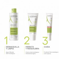 A-DERMA Biology BIO Feuchtigkeitsspendende dermatologische leichte Creme 40ml
