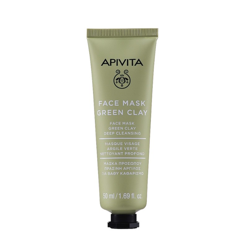 APIVITA Cleansing Facial Mask with Green Clay 50ml