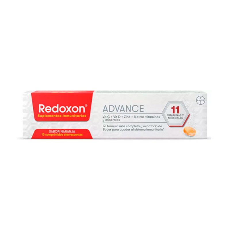 REDOXON Advance Sabor Naranja 15 Comprimidos Efervescentes
