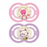 MAM Perfect Night Sucette Silicone + 16 mois Rose