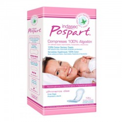 INDASEC POSPART Cotton Pads First Days 12 units