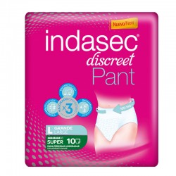 INDASEC Discreet Pant PlusSize G 10 unidades