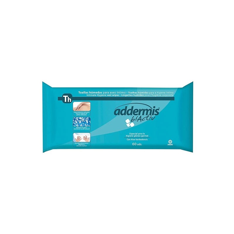 ADDERMIS Biactiv Feuchttücher 60 Stück ADDERMIS Biactiv Feuchttücher 60 Stück
