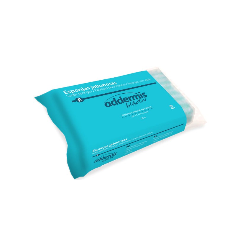 ADDERMIS Biactiv Spugne Saponate 20 unità ADDERMIS Biactiv Spugne Saponate 20 unità