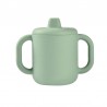 BÉABA Sage Green Silicone Learning Cup