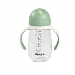 BÉABA Sage Green Mug with Straw 300 ml