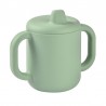 BÉABA Sage Green Silicone Learning Cup