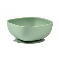 BÉABA Silicone Bowl with Suction Cup Green