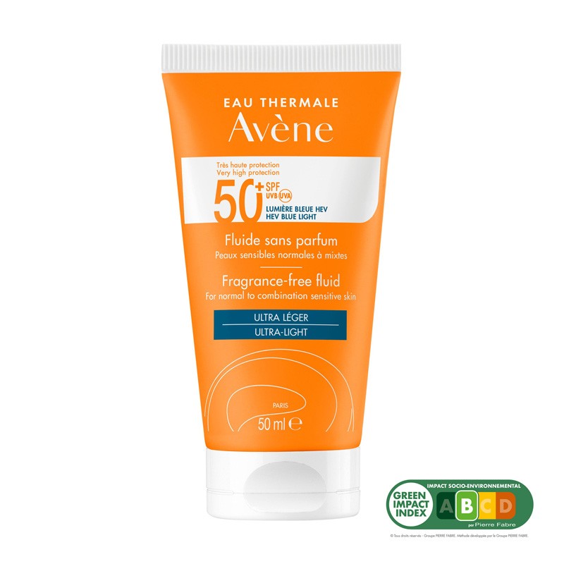 AVENE Solar Gesichtsfluid Dry Touch SPF50+, parfümfrei, 50 ml AVENE Solar Gesichtsfluid Dry Touch SPF50+, parfümfrei, 50 ml