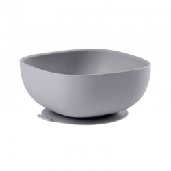 BÉABA Ciotola in silicone con ventosa Grigia
