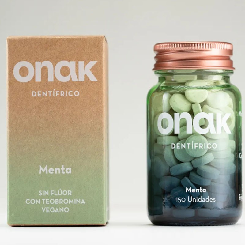 ONAK Dentifrice Menthe Infinie en comprimés 150 unités