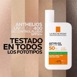 Anthelios Uv-Mune 400 Fluide de contrôle d'huile SPF50+ - 50 ml