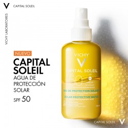 VICHY Capital Soleil Feuchtigkeitsspendendes Sonnenschutzwasser Spf50 (200ml)
