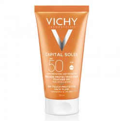 Vichy Capital Idéal Soleil Emulsão Facial Toque Seco FPS50 50ml