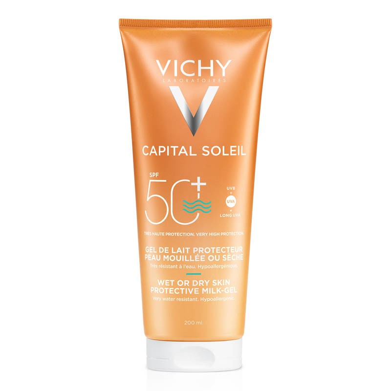 Vichy Solar Dry Touch Gesichtsemulsion mit Farbe SPF50 50ml