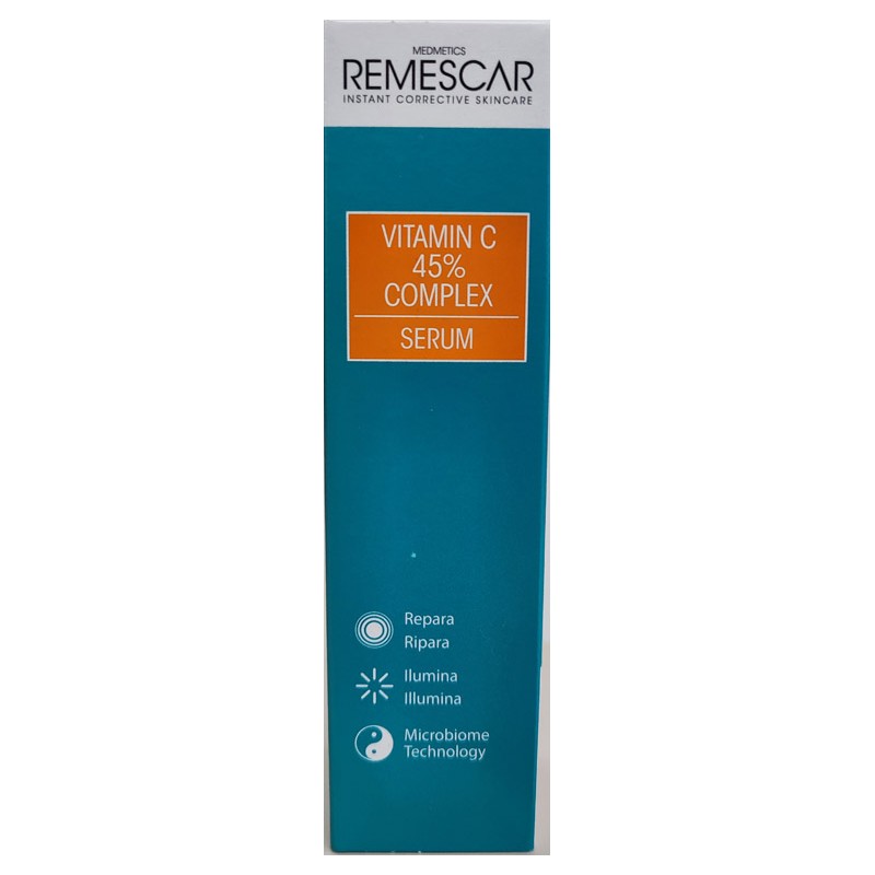 REMESCAR Siero Riparatore con Vitamina C e Acido Ialuronico 30ml