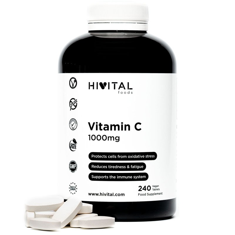 Hivital Vitamine C 1000 mg 240 gélules Hivital Vitamine C 1000 mg 240 gélules