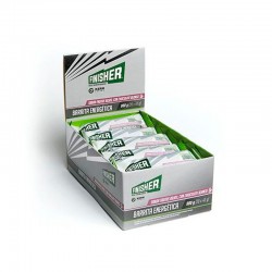 FINISHER Barra Energética Sabor Frutas Vermelhas com Chocolate Branco 20 barras