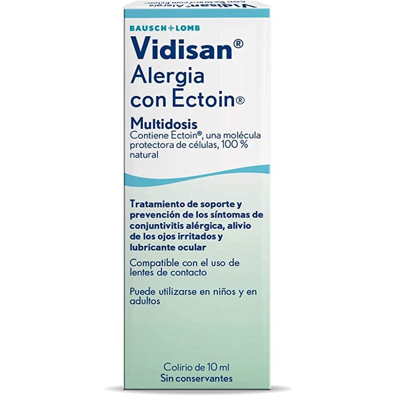 Vidisan Alergia com Colírio Multidose Ectoin 10 ml Vidisan Alergia com Colírio Multidose Ectoin 10 ml
