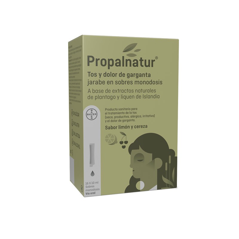 Xarope para tosse Propalnatur em sachês 16 unidades Xarope para tosse Propalnatur em sachês 16 unidades