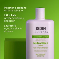 ISDIN Nutradeica Shampooing Antipelliculaire Gras 200 ml