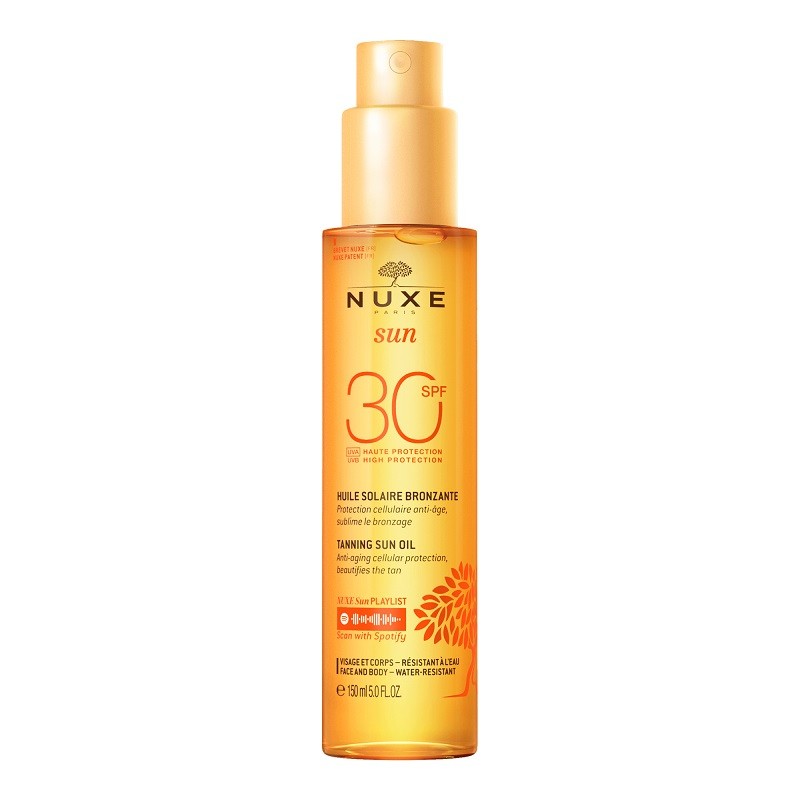 Nuxe Sun Olio abbronzante viso e corpo SPF 30 150ml Nuxe Sun Olio abbronzante viso e corpo SPF 30 150ml