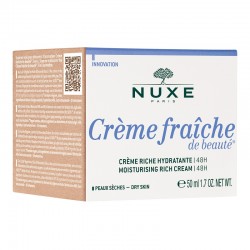Nuxe Crème Fraîche de beauté Crème Riche Hydratante 48h 50 ml