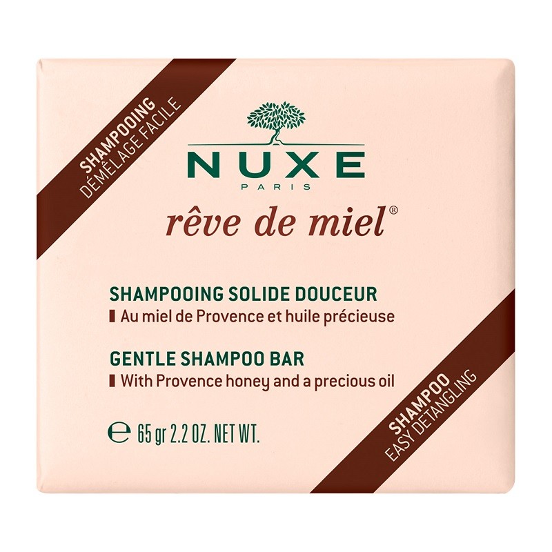 Nuxe Rêve de Miel Shampoing Solide Doux 65gr Nuxe Rêve de Miel Shampoing Solide Doux 65gr
