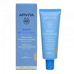APIVITA Aqua Beelicious Crema Fluida Idratante Illuminante SPF30 con Colore 30ml