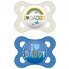 MAM Original Sucette Latex 0-6M 2 Unités Gris