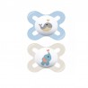 MAM Sucette Start Silicone 0-2M 2 Unités Bleu