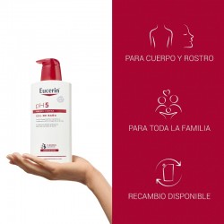EUCERIN pH5 Badegel für trockene und empfindliche Haut 1L