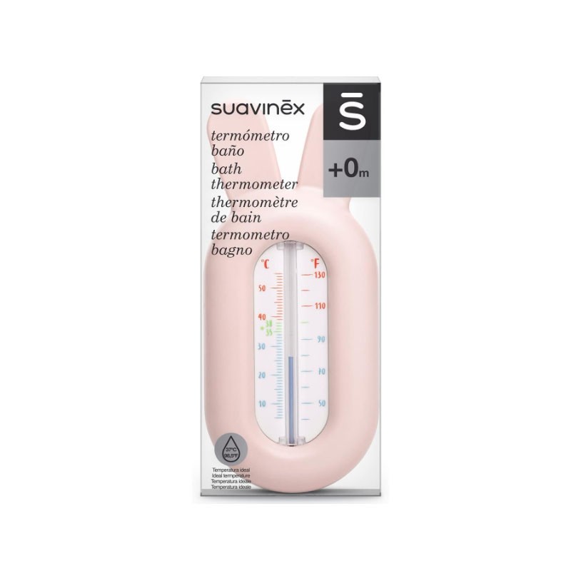 Termômetro de banho rosa SUAVINEX