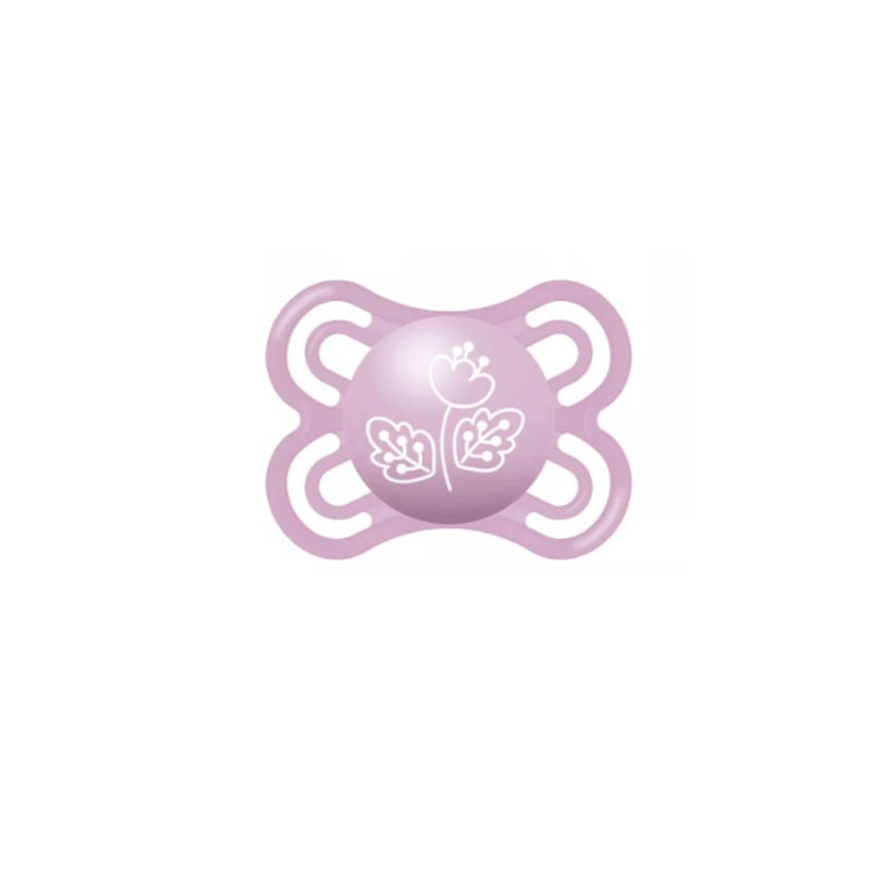 MAM Perfect Sucette Silicone +0M (Fleur)