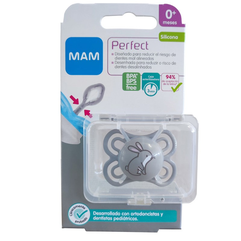 MAM Perfect Silikon Schnuller +0M Neutral