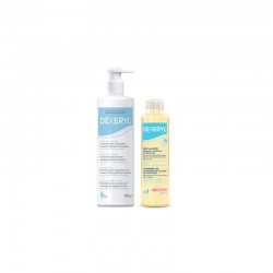 DEXERYL Emollient Creme 500 ml + Öl 200 ml GESCHENK