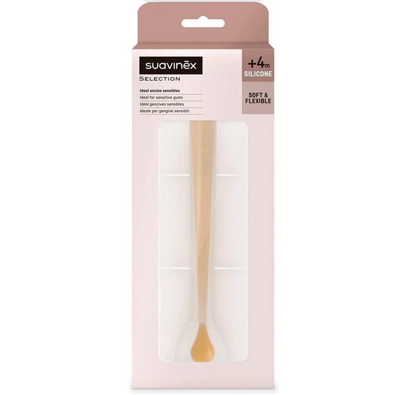 SUAVINEX Cucchiaio Baby in Silicone Giallo SUAVINEX Cucchiaio Baby in Silicone Giallo