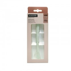 SUAVINEX Silicone Spoon for Baby Green