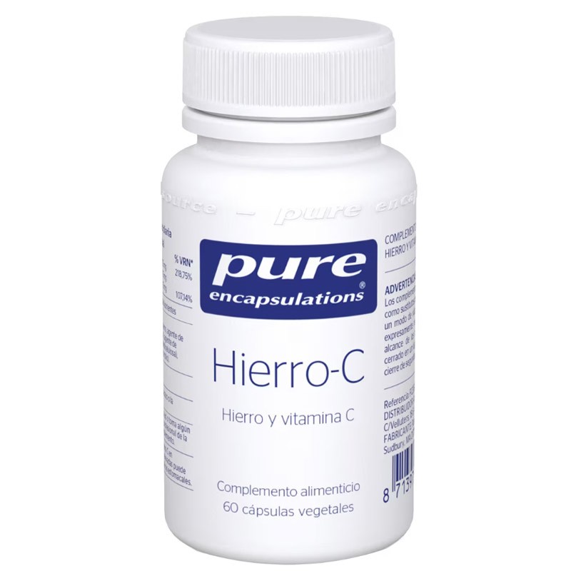 Pure Encapsulations Iron C 60 capsules